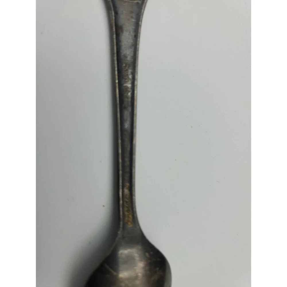 Vtg Oneida Silversmiths New York World's Fair 1964 Souvenir Spoon 3.75in tarnish